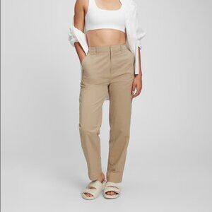 The Gap Tan Straight Up Khaki Mid Rise Size 4 Preppy Casual Comfortable